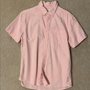 Sonoma Men's Light Pink Casual Button Down Shirt